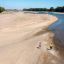 The Loire River in France has dried up on record
