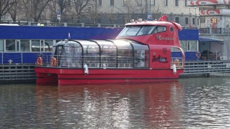 A free route has been launched along the Moscow River