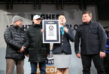 Shymbulak resort in Kazakhstan entered the Guinness Book of Records