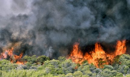 Severe wildfires are raging in Greece