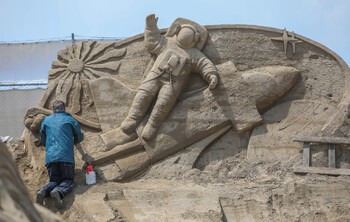 В Анталии проходит Фестиваль песчаных скульптур