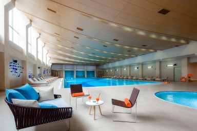 Ремонт крытого бассейна в отеле Marriott Sochi Krasnaya Polyana