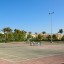 Закрытие теннисных кортов в отеле Jaz Aquamarine